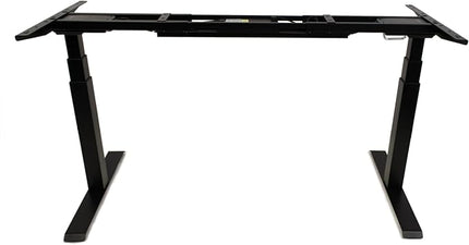 ApexDesk K Series Dual Motor Electric Adjustable Standing Computer Desk for Home and Office Width and Height Adjustable (Black Frame only) - LeafyLoom