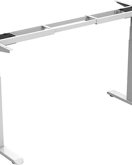 AIMEZO 71" W Standing Desk Frame, Dual Motor Electric Height Adjustable Sit Stand Desk Frame with 4 Memory Preset Button, USB Charging Port for Home Office (3 Tier Legs, White) - LeafyLoom