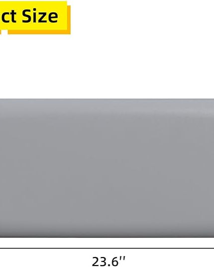 Peel and Stick Headboard for Twin and king in Grey Headboard panels for wall, 3D Anti-Collision Wall Panel, Self-Adhesive Bedroom/Living Room Upholstered Wall Panel (12 Panels/11.8" x 23.6") - LeafyLoom