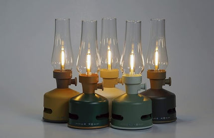 MoriMori design lamp with loudspeaker (basil moos) - LeafyLoom