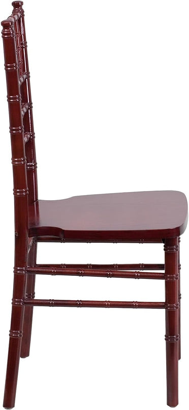 Flash Furniture HERCULES Series Mahogany Wood Chiavari Chair - LeafyLoom