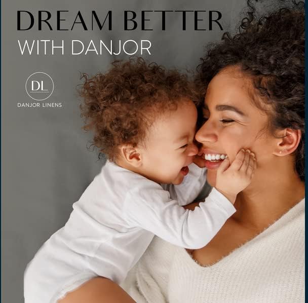 Danjor Linens Full Size Sheets Set - 6 Piece Set Including 4 Pillowcases- Deep Pockets - Breathable, Soft Bed Sheets - Wrinkle Free - Machine Washable - Gray Bed Sheets - 6 pc - LeafyLoom