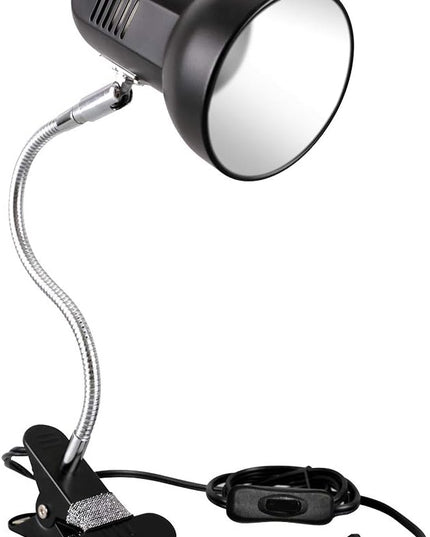 Clamp Desk Lamps 360 ° Flexible Clip on Light,Portable Book Reading Light,Clip on Desk/Table/Bed/Piano/headboard Light Home/Bedroom Lighting - LeafyLoom