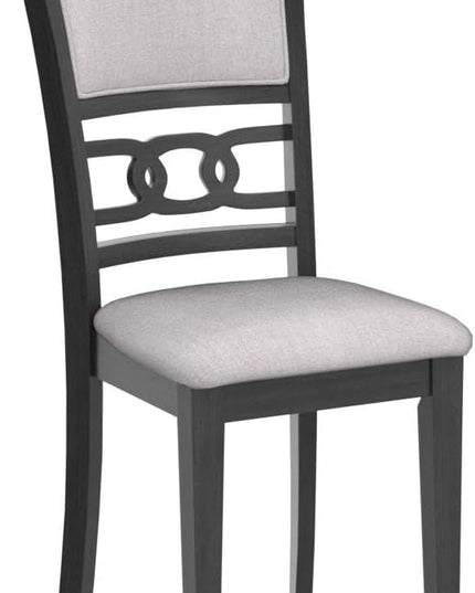 New Classic Furniture Gia Dining Chairs, Set of 2, Gray - LeafyLoom