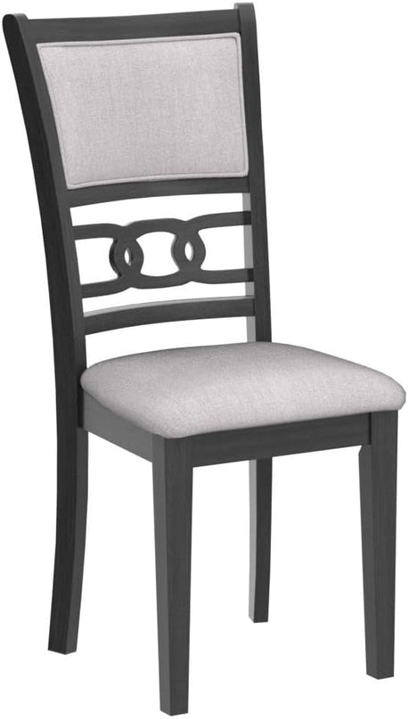New Classic Furniture Gia Dining Chairs, Set of 2, Gray - LeafyLoom