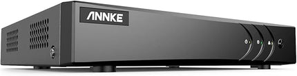 ANNKE 3K Lite H.265+ Security DVR Recorder with AI Human/Vehicle Detection, 8CH Hybrid 5-in-1 CCTV DVR for Surveillance Camera, Supports 8CH Analog and 2CH IP Cameras, Remote Access (No Hard Drive) ANNKE