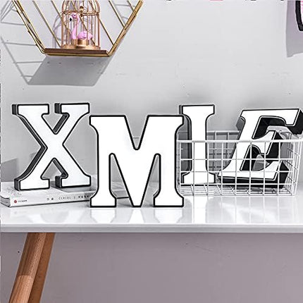 LED Marquee Letter Lights-DIY Marquee Lights up Letter Signs, Dual DC Interface Upgrade Multi-Letter Connection, 26 Alphabet Signs for Wedding, Birthday, Party， Bar Decoration (Y) - LeafyLoom