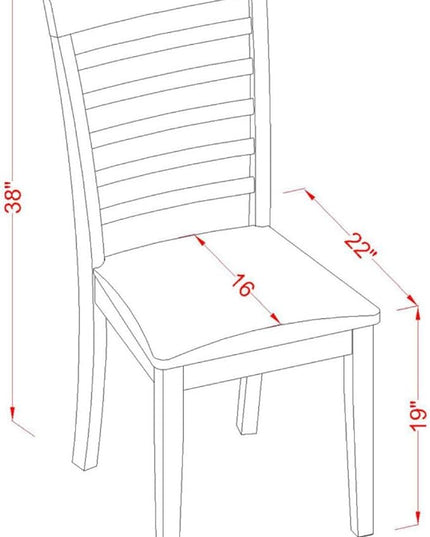 East West Furniture ANML3-MAH-C 3 Piece Set for Small Spaces Contains a Round Table with Pedestal and 2 Linen Fabric Kitchen Dining Chairs, 36x36 Inch, Mahogany - LeafyLoom