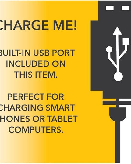 Adesso 5131-22 Emerson Desk Lamp Wireless Charging, 7W LED, 5W QI, USB Port, Indoor Lighting Lamps - LeafyLoom