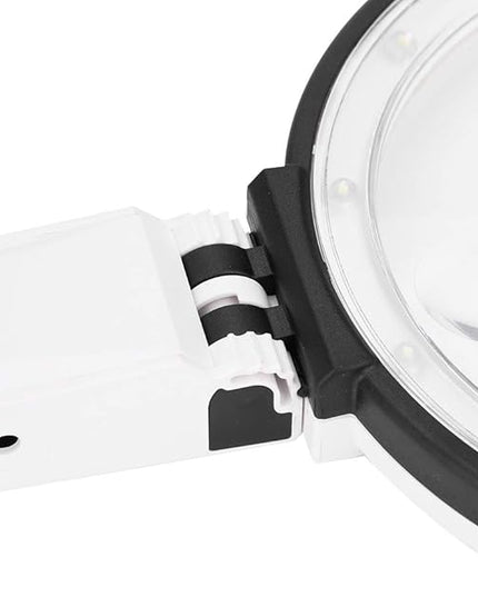 LED Table Lamp with 1.8X & 5X Magnifier, Desk Illuminated Tools Magnifying Glass for Reading Cosmetic Makeup Tattoo Manicure Lighted Magnifier - LeafyLoom