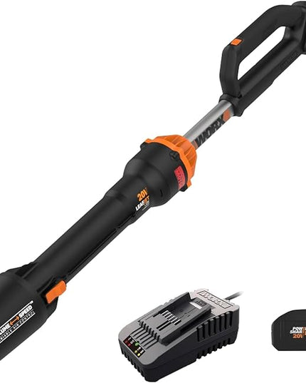 Worx Nitro WG543 20V LEAFJET Leaf Blower Cordless with Battery and Charger, Blowers for Lawn Care Only 3.8 Lbs., Cordless Leaf Blower Brushless Motor – Battery & Charger Included - LeafyLoom