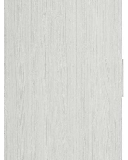 Modway Culinary Rolling Kitchen Cart with Storage in White Natural - 3 Tiers Kitchen Island on Wheels with Towel Bar, Functional as a Coffee Station, Bar Cabinet or Butcher Block Island - LeafyLoom