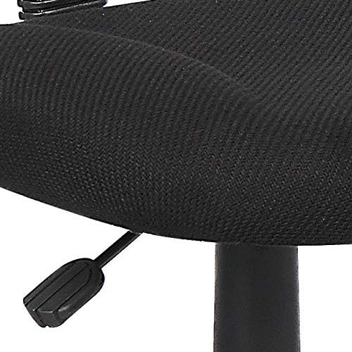 Boss Office Products Nylon Black Boss Office Deluxe Posture Chair, 25" W x 25" D x 35-40" H - LeafyLoom
