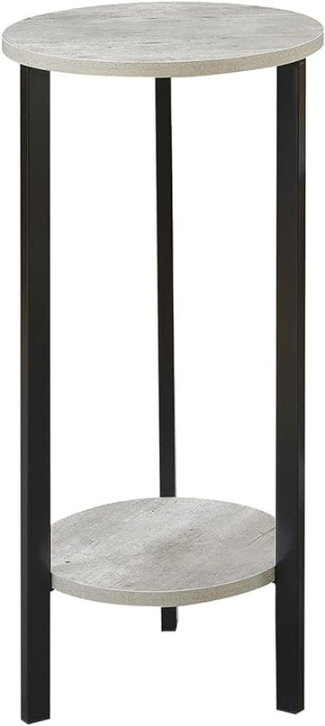 Convenience Concepts Graystone 31" Plant Stand, Faux Birch / Black - LeafyLoom