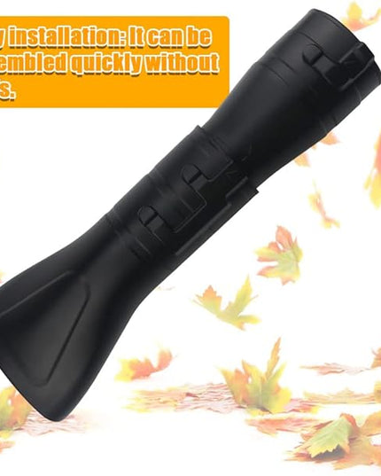191B21-6 191L13-5 Adapter Pipe & 197889-6 Flat end Nozzle, Compatible with Makita Blower, for Makita X2 36V Hand Held Blower XBU02Z - XBU03 18V Brushless Cordless Blower - LeafyLoom