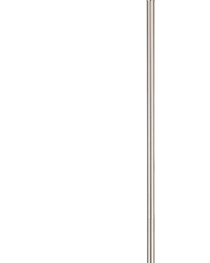 O’Bright Ray – Adjustable LED Beam Floor Lamp, Dimmable and Zoomable Spotlight, Flexible Gooseneck, Reading/Crafting Standing Lamp, Work Table Light, Brushed Nickel - LeafyLoom