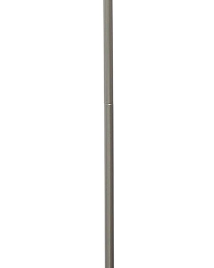 Simple Designs LF2004-GRY Brushed Nickel Stick Drum Shade Floor Lamp, Gray - LeafyLoom