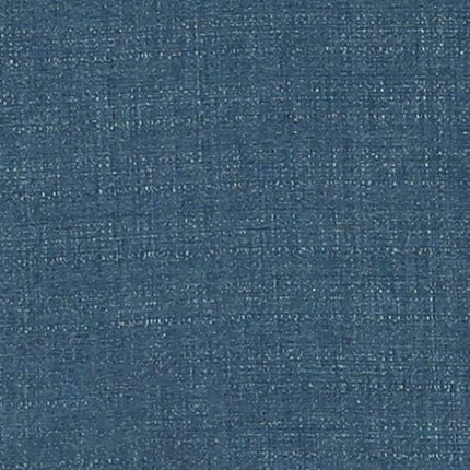 East West Furniture BOBA5-CAP-21 Boston 5 Piece Kitchen Set Includes a Round Dining Room Table and 4 Blue Color Linen Fabric Parsons Dinette Chairs, Cappuccino, 42x42 Inch - LeafyLoom