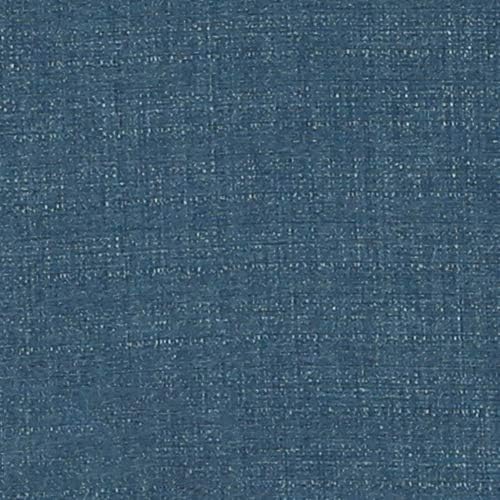 East West Furniture BOBA5-CAP-21 Boston 5 Piece Kitchen Set Includes a Round Dining Room Table and 4 Blue Color Linen Fabric Parsons Dinette Chairs, Cappuccino, 42x42 Inch - LeafyLoom