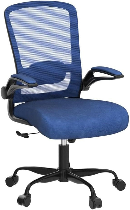 Office Chair, Ergonomic Desk Chair with Adjustable Lumbar Support, High Back Mesh Computer Chair with Flip-up Armrests-BIFMA Passed Task Chairs, Executive Chair for Home Office - LeafyLoom