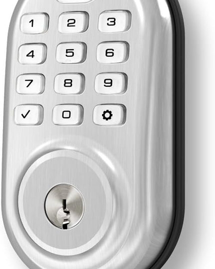 Yale Security Assure Lock - Keypad Door Lock in Satin Nickel Yale