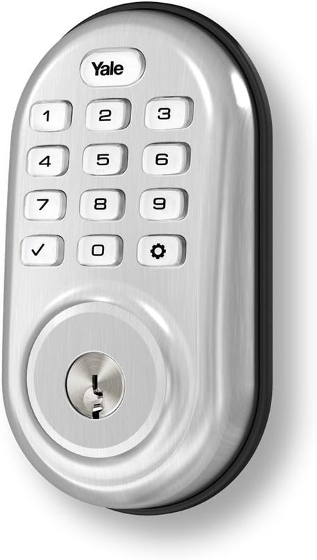 Yale Security Assure Lock - Keypad Door Lock in Satin Nickel Yale