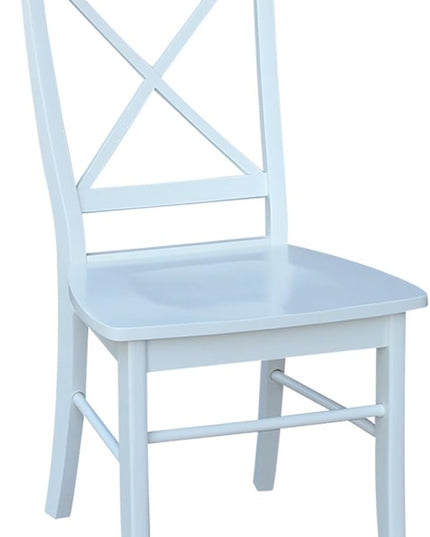 International Concepts X Back Chair, Wood - LeafyLoom
