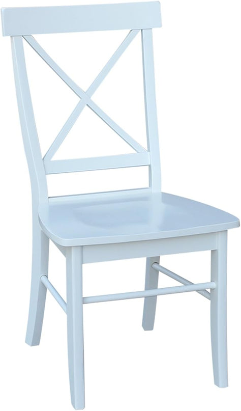 International Concepts X Back Chair, Wood - LeafyLoom