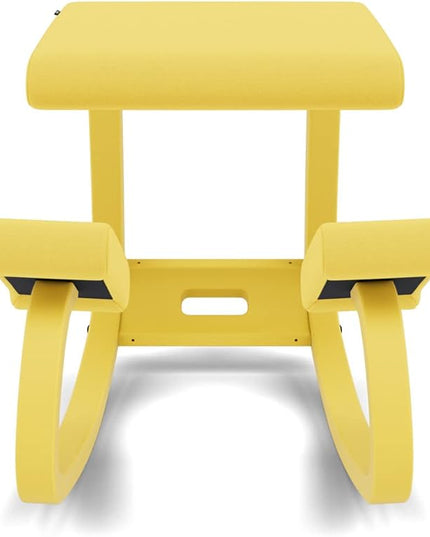 Varier Variable Monochrome, Original Kneeling Chair, Ergonomic Office Chair, 10-year Warranty, Designed by Peter Opsvik, Ochre - LeafyLoom