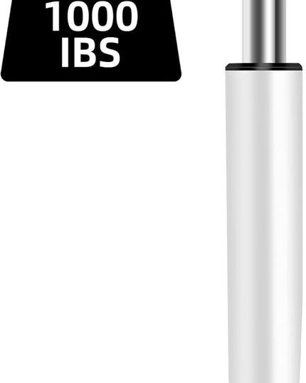 Premium Office Chair Cylinder Replacement - Universal Heavy-Duty Class 3 Hydraulic Piston with 1000lbs Load Capacity - Designed to Elevate Your Office Experience (White, Gas Lift) - LeafyLoom
