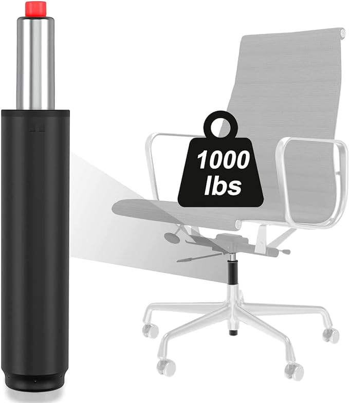Universal Size Chair Cylinder Replacement Parts 4.0 inch Stroke Heavy Duty Gas Lift Cylinder for Office Desk Chairs/Gaming Chair,Hydraulic Piston Cylinder Heavy Duty 1000 LBs - LeafyLoom