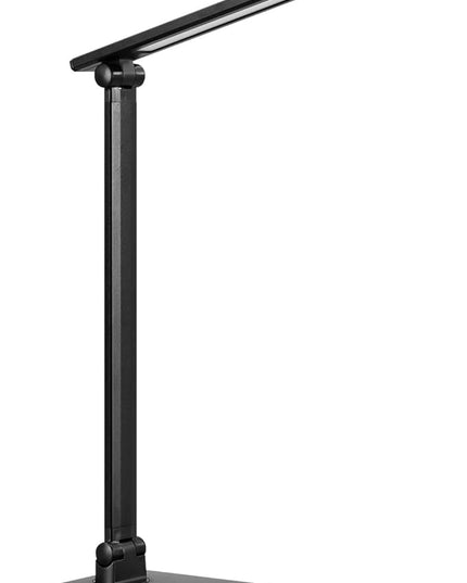 LED Desk Lamp with USB Charging Port Whole White for Home Office Essentials Table Lamp with Eye-Caring 4 Color Temperature Touch Control Stepless Dimming Desk Light for College Dorm - LeafyLoom