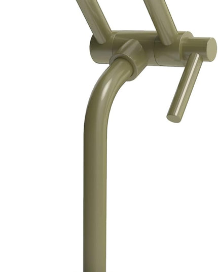 Cocoweb High Powered, dimmable, LED Floor Lamp - FLED-GPS (Antique Brass) - LeafyLoom