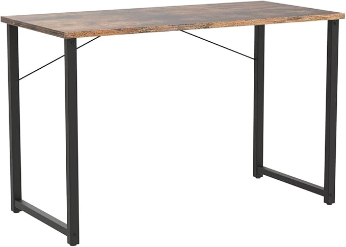 Coleshome 40 Inch Computer Desk, Modern Simple Style Desk for Home Office, Study Student Writing Desk, Vintage - LeafyLoom