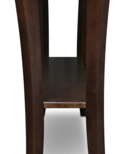 Leick Home 10332 Boa Console Hall Stand with Shelf, Chocolate Cherry, 38 in x 14 in x 30 - LeafyLoom