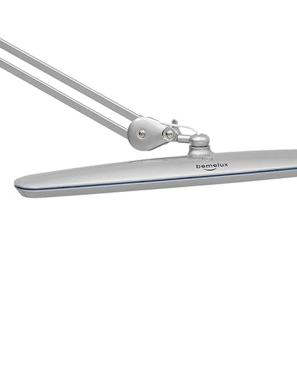 Task Lamp with Clamp, Bright 117PCS LEDs, Metal Swing Arm 24W 2200 Lumen Dimmable Led Desk Lamp for Architect Home Office Study Reading Dorm Workbench Craft, 23 Inch Lamp Head Work Lamp - LeafyLoom
