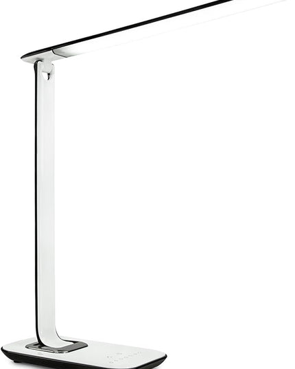 LED Desk Lamp With USB Charging Port Dimmable Touch Controls w/Color Adjustment, Eye Care Task Lamp, 5W, 1000 Lux,Multicolor - LeafyLoom