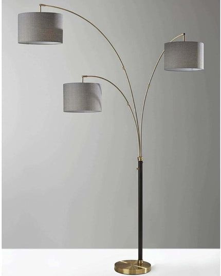ADESSO Bergen 3-Arm Arc Lamp - LeafyLoom