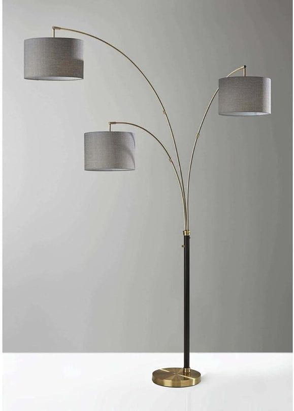 ADESSO Bergen 3-Arm Arc Lamp - LeafyLoom