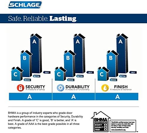 SCHLAGE BE469ZP CAM 625 Connect Smart Deadbolt With Alarm Inbuilt Camelot Trim In Bright Chrome SchlageLockCompany