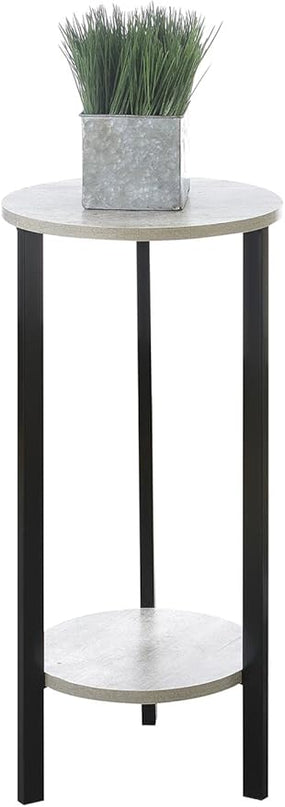 Convenience Concepts Graystone 31" Plant Stand, Faux Birch / Black - LeafyLoom