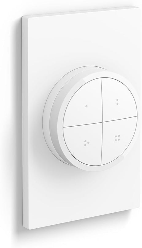 Philips Hue Wall Tap Dial Light Switch 1 Pack and Smart Dimmer Switch 1 Pack - Requires Hue Bridge - Control Hue Lights PhilipsHue