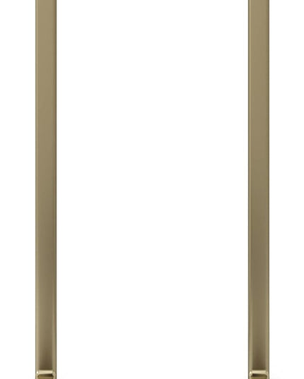 SIMPLIHOME Skyler SOLID MANGO WOOD and Metal 18 inch Wide Rectangle C Side Table in Dark Brown and Gold, Fully Assembled , for the Living Room and Bedroom - LeafyLoom