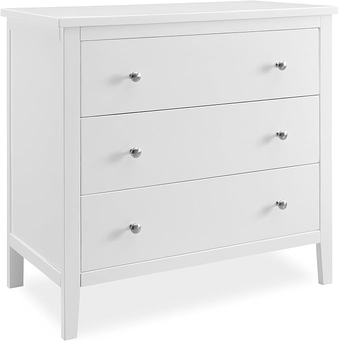 Delta Children Campbell Dresser, Bianca White - LeafyLoom