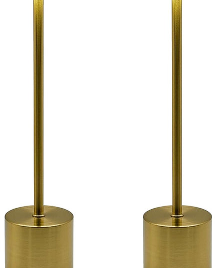 2 Pack Cordless Table Lamp Rechargeable 5000mAh Battery Operated Portable LED Desk Lamp 3 Color Temperature Stepless Dimming for Bedroom Restaurant Coffee Shop Party (Gold) - LeafyLoom