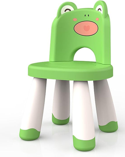 Kids Plastic Chair, Durable and Lightweight Kids Chair,11" H Seat, Indoor or Outdoor Use for Toddlers Boys Girls Birthday Gifts (Green) - LeafyLoom