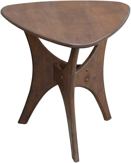 INK+IVY Blaze Accent Tables - Wood Side Table - Pecan, Mid-Century Modern Style End Tables - 1 Piece Small Tables For Living Room - LeafyLoom