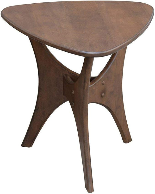 INK+IVY Blaze Accent Tables - Wood Side Table - Pecan, Mid-Century Modern Style End Tables - 1 Piece Small Tables For Living Room - LeafyLoom