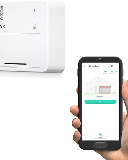 YoLink Smart Garage Door Sensor, Garage Door Position Sensor with Door Left-Open Reminders, Alexa, Google, IFTTT, Home Assistant (Hub Required) YoLink