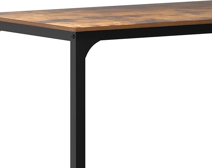 SogesHome Home Kitchen Table Set for 4, Compact Dining Table Chair Set, 4 Pieces Table Chair Bench Set for Small Place, Apartment, Vintage Brown - LeafyLoom